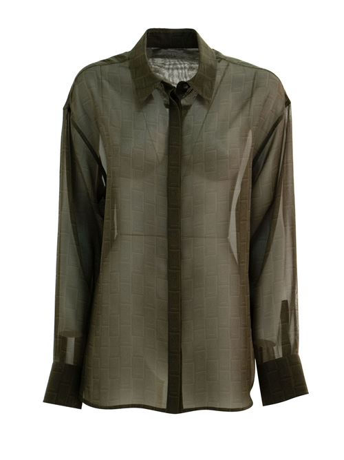 Shirt FERRAGAMO | 13G356 0777868VERDE OLIVE